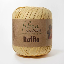 Пряжа Fibra Natura Raffia 116-21 Світло-жовтий
