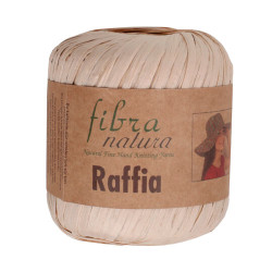 Пряжа Fibra Natura Raffia 116-25 Бежевий