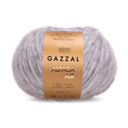 Пряжа Gazzal Alpaca Air 79 Сірий