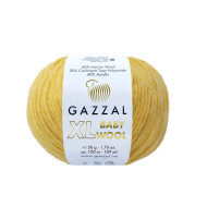 Пряжа Gazzal Baby Wool XL 812 Желтый