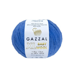 Пряжа Gazzal Baby Wool XL 830 Синій