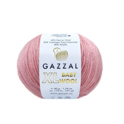 Пряжа Gazzal Baby Wool XL 831 Рожевий