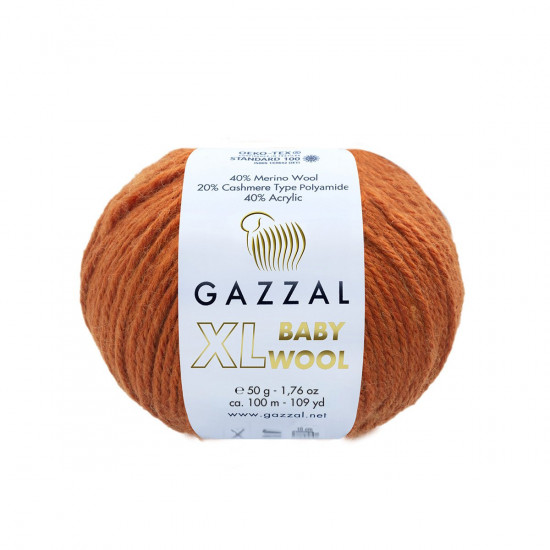 Пряжа Gazzal Baby Wool XL 841