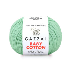 Пряжа Gazzal Baby Cotton 3425 Бірюза