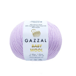 Пряжа Gazzal Baby Wool 823 Бузок