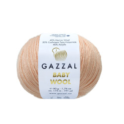 Пряжа Gazzal Baby Wool 834 Персиковый
