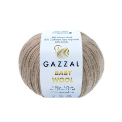 Пряжа Gazzal Baby Wool 835 Светло-коричневый