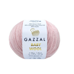 Пряжа Gazzal Baby Wool 836 Светло-розовый