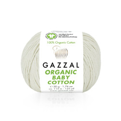 Пряжа Gazzal Organic Baby Cotton 436 Вершки