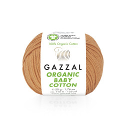 Пряжа Gazzal Organic Baby Cotton 438 Помаранчевий