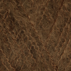 Пряжа Gazzal Super Kid Mohair 64401 Темно-коричневий