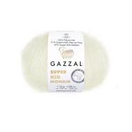 Пряжа Gazzal Super Kid Mohair 64414 Молочний