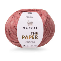 Пряжа Gazzal The Paper 3968 Рожева цукерка