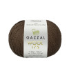 Пряжа Gazzal Wool 175 310-Темно-коричневий