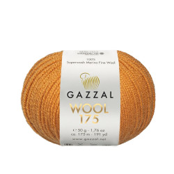 Пряжа Gazzal Wool 175 314-Кориця