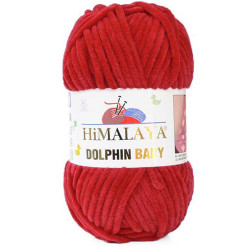 Пряжа Himalaya Dolphin Baby 80352 Темно-червоний