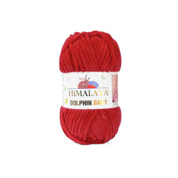 Пряжа Himalaya Dolphin Baby 80352 Темно-червоний