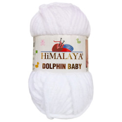 Пряжа Himalaya Dolphin Baby 80301 Білий