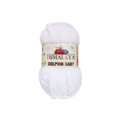 Пряжа Himalaya Dolphin Baby 80301 Білий