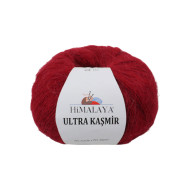 Пряжа Himalaya Ultra Kasmir 56806 Темно-червоний