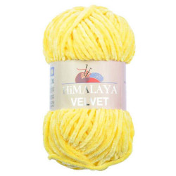 Пряжа Himalaya Velvet 90002 Жовтий