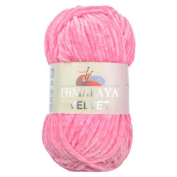 Пряжа Himalaya Velvet 90009 Рожевий