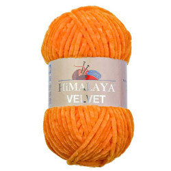 Пряжа Himalaya Velvet 90016 Помаранчевий