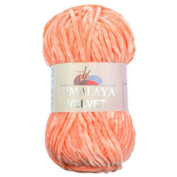 Пряжа Himalaya Velvet 90023 Темно-помаранчевий