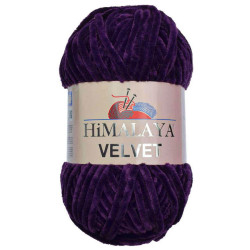 Пряжа Himalaya Velvet 90028 Фіолетовий