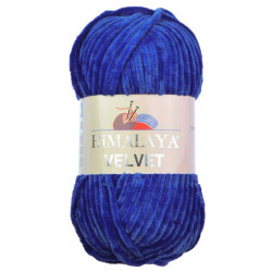 Пряжа Himalaya Velvet 90029 Синій