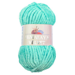 Пряжа Himalaya Velvet 90035 Светло-бирюзовый