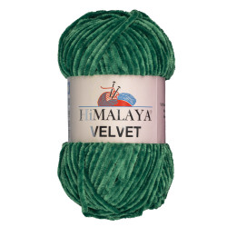 Пряжа Himalaya Velvet 90060 Зелений