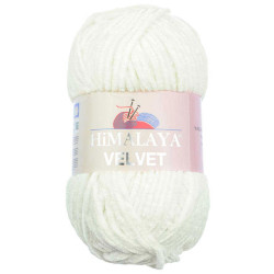 Пряжа Himalaya Velvet 90063 Перлина