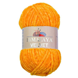 Пряжа Himalaya Velvet 90068 Темно-жовтий