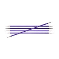 Спиці шкарпеткові KnitPro Zing 15cm-3.75mm