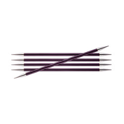 Спиці шкарпеткові KnitPro Zing 15cm-6.00mm