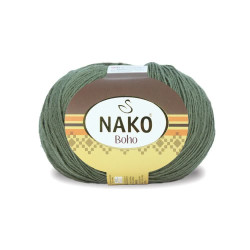 Пряжа Nako Boho 12537 Хакі