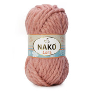 Пряжа Nako Lora 11637 темно-рожевий