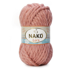 Пряжа Nako Lora 11637 темно-рожевий