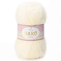 Пряжа Nako Paris 02098 Крем