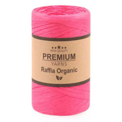 Пряжа Premium Yarns Raffia Organic 013 Фуксія