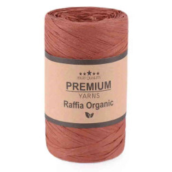 Пряжа Premium Yarns Raffia Organic 016 Кориця