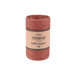 Пряжа Premium Yarns Raffia Organic 016 Кориця