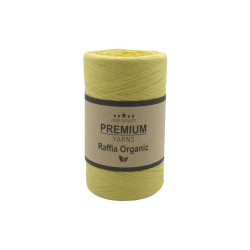 Пряжа Premium Yarns Raffia Organic 015 Оливковий