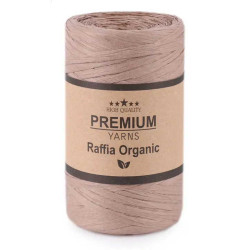 Пряжа Premium Yarns Raffia Organic 018 Какао