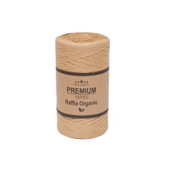 Пряжа Premium Yarns Raffia Organic 019 Карамель