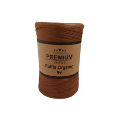 Пряжа Premium Yarns Raffia Organic 021 Коричневий