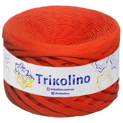 Пряжа трикотажна Trikolino 7-9 мм 100 м Алий