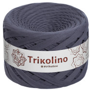 Пряжа трикотажна Trikolino 7-9 мм 100 м Антрацит