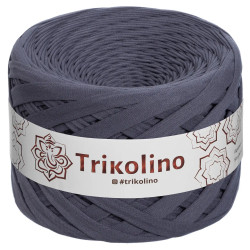 Пряжа трикотажна Trikolino 7-9 мм 100 м Антрацит